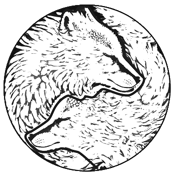 Fehérfarkasok közösség logó – dobkészítés és elvonulások